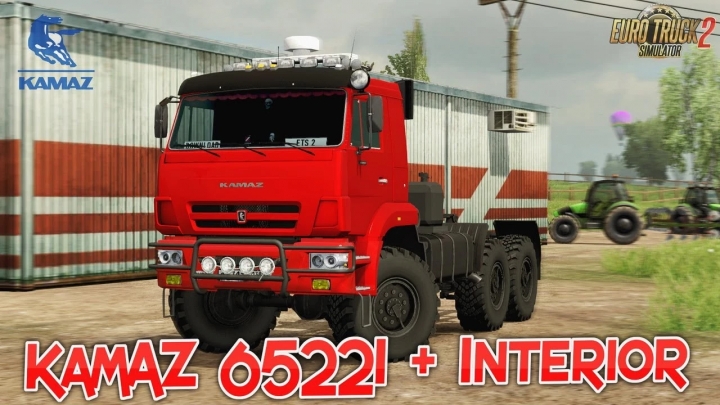 ETS2 - Kamaz 65221 + Interior V1.2 (1.40.x)
