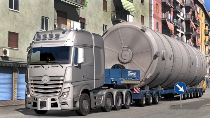 ETS2 - Mercedes Actros Open Pipe Sound Reworked V2.0 (1.40.x)