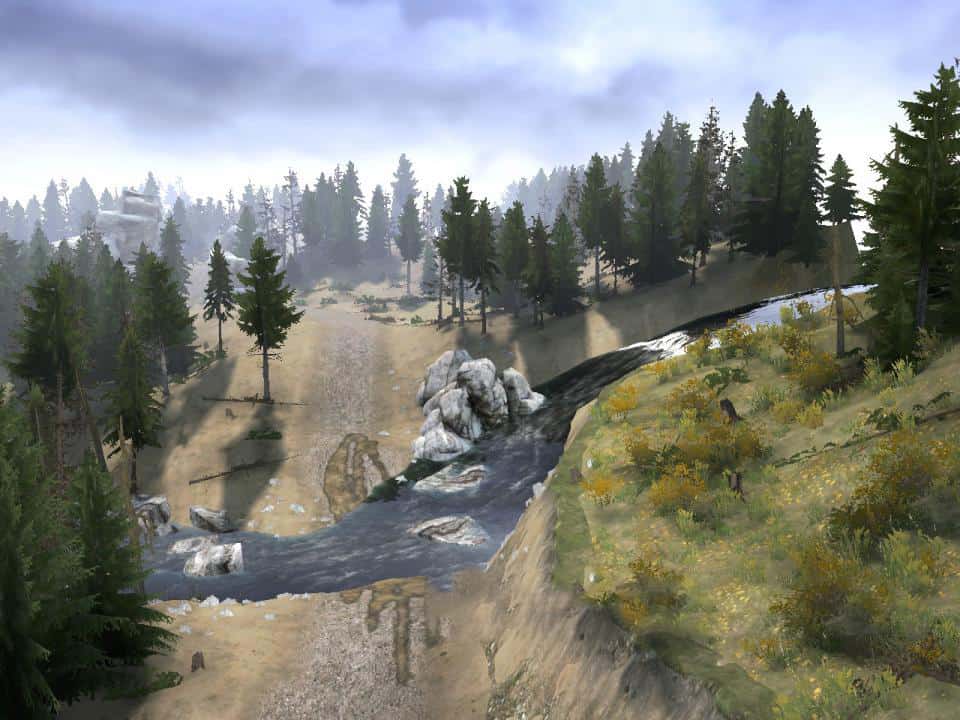 Spintires:Mudrunner - Mountain Roads Map V1