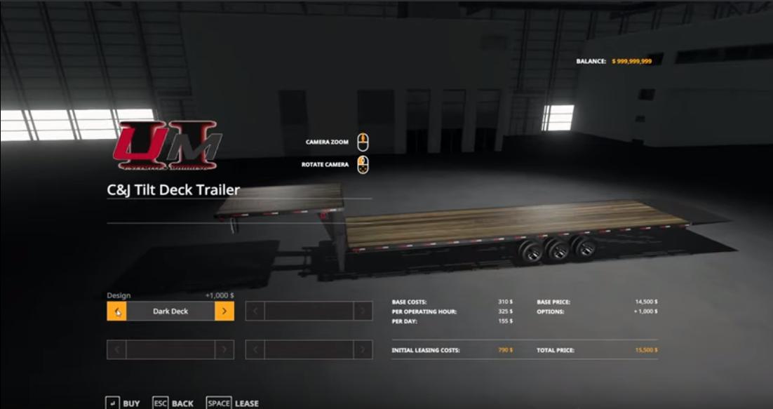 FS19 - C&J Tiltdeck Trailer V1.1