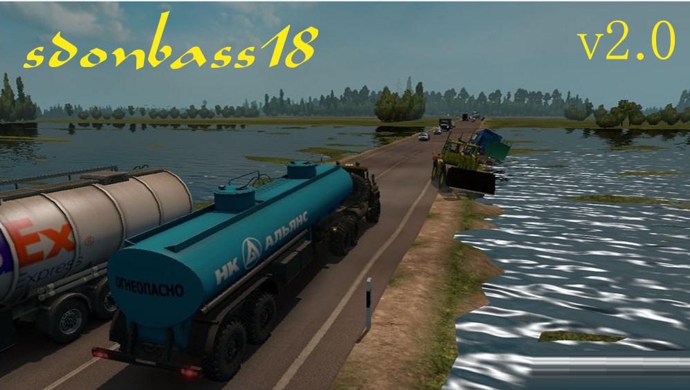 ETS2 - Less Traffic for The Map Severe Russia Siberia R3 V2.0 (1.36.x)