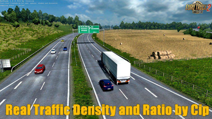ETS2 - Real Traffic Density and Ratio Mod (1.35.X)