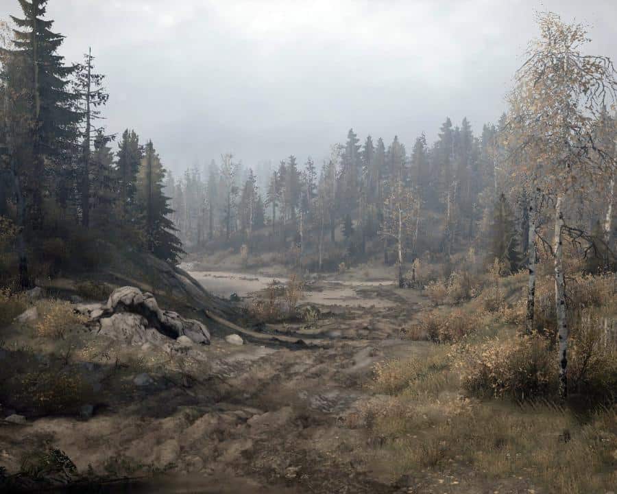 Spintires:Mudrunner - Black Lakes Map V1.0