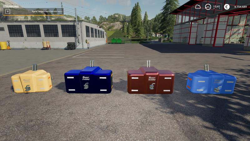 FS19 - Weights Pack Nerd MP v1.0