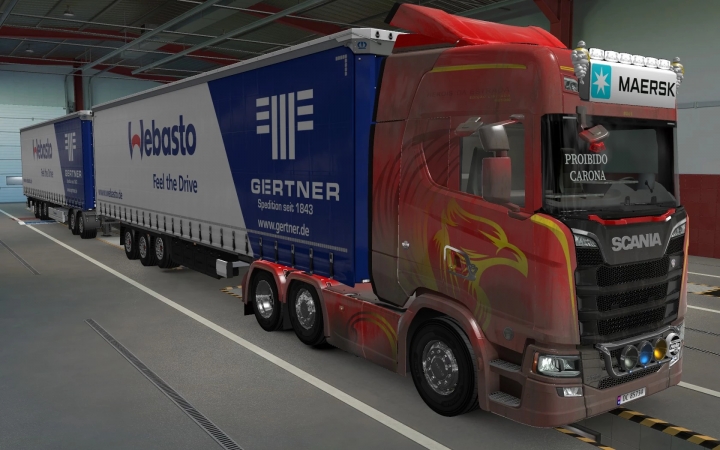 ETS2 - Sticker Glass for All Trucks Proibido Carona (1.40.x) | Euro ...