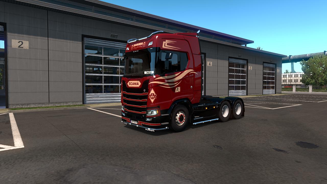 ETS2 - Scania Red Classic Skin V1.0 (1.36.x)