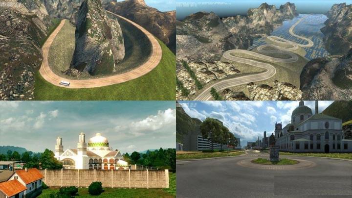 ETS2 - Creative Zone Trucking Map V1.3 (1.35.x)