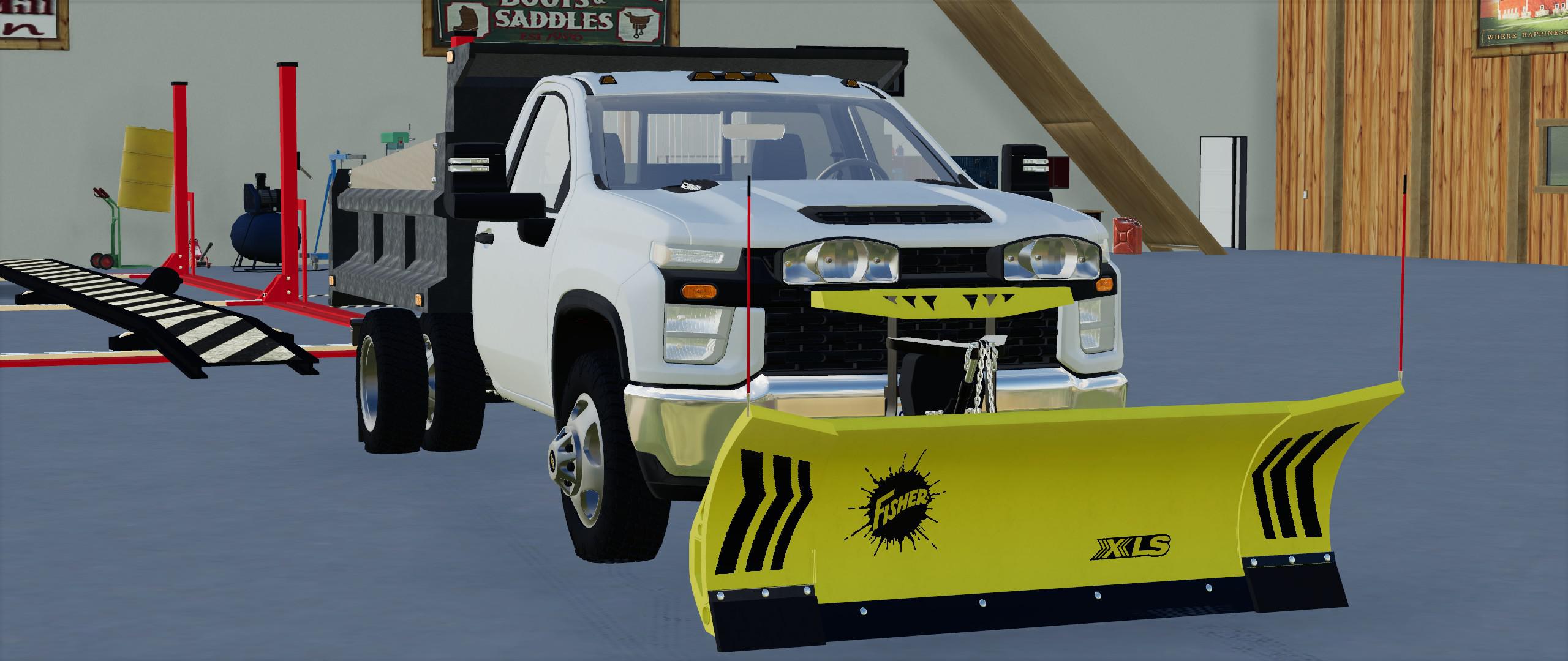 FS19 - 2020 Chevy 3500HD Single Cab Dump Truck V1.0 | Farming Simulator