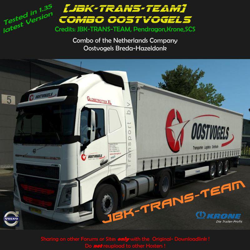 ETS2 - JBK Combo Oostvogels, Breda/NL V1.0 (1.35.x)