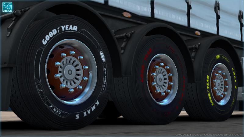 ETS2 - Goodyear DLC Trailer Tires V1.0 (1.35.X)
