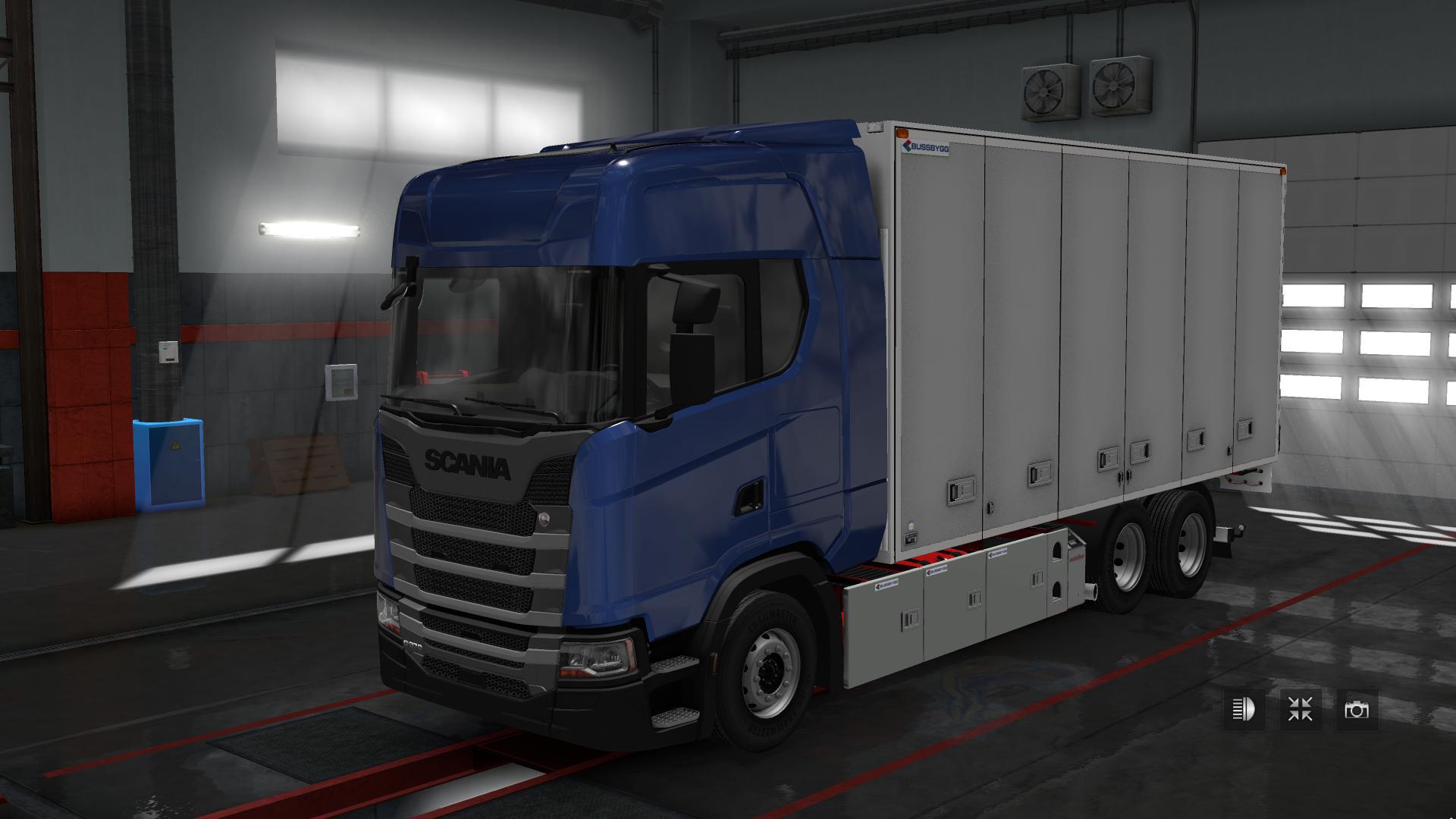 ETS2 - Scania NG Bussbygg Tandem Addon (1.39.x)