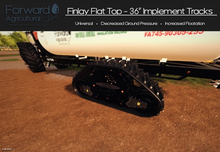 FS19 - Finlay Flat Top - 36 Implement Tracks V1.0