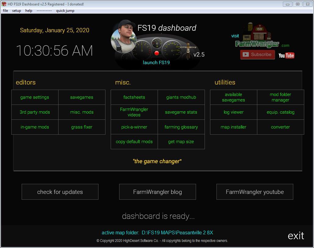 FS19 - Dashboard V2.5