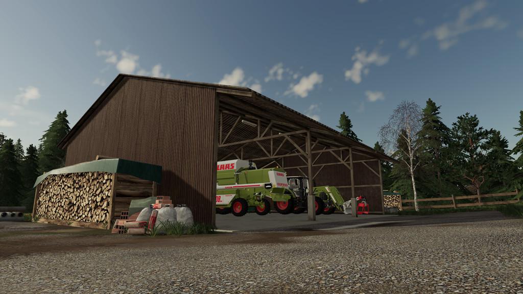 FS19 - Placeable Machineryhall V1.1