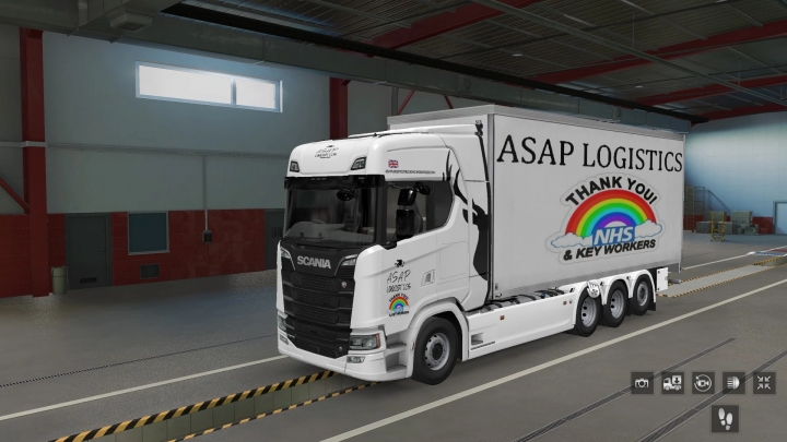 ETS2 - Asap Logistics Tandem Division Skin V1.0 (1.40.x)