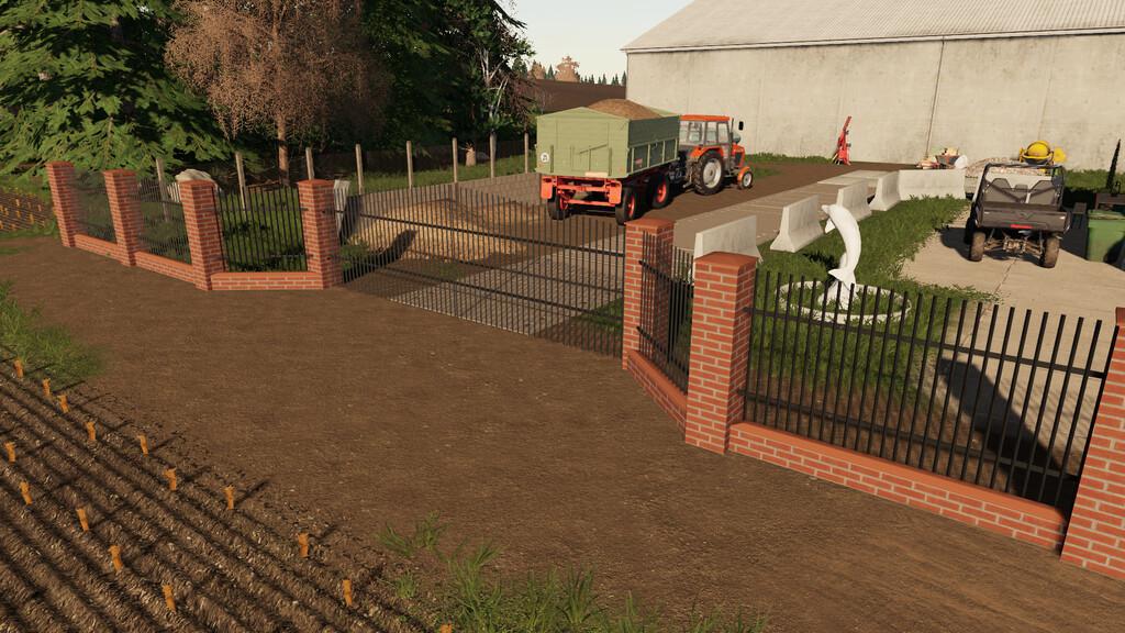 FS19 - Brick And Metal Fences Pack V1.0