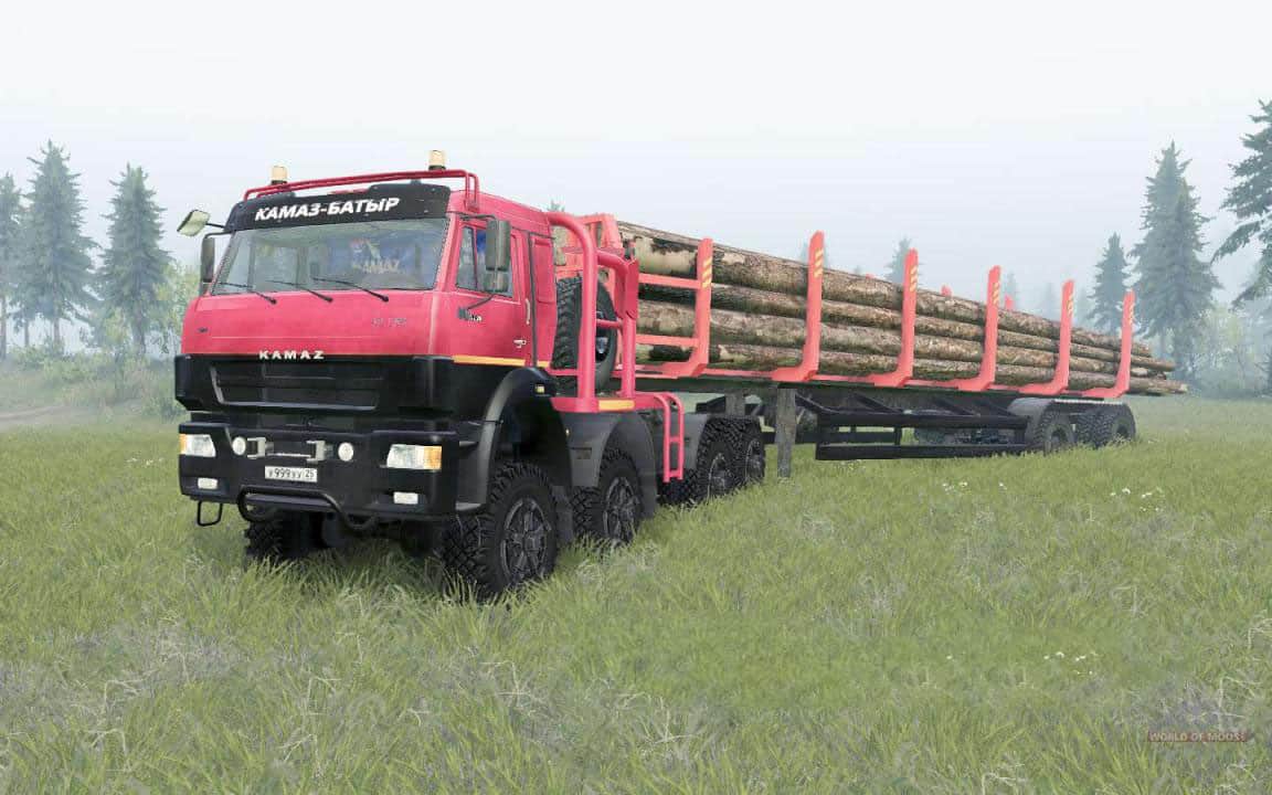 Spintires - KamAZ 65228 (Kamaz Batyr) Truck