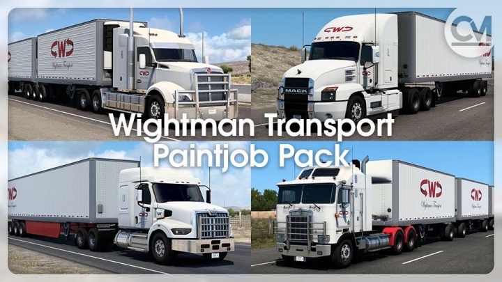 ATS - Wightman Transport Paintjob Pack V1.0.1 (1.40.x)