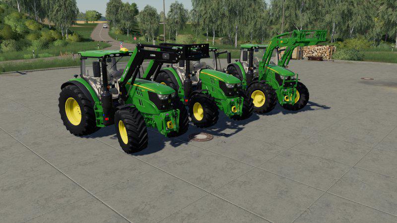 FS19 - John Deere 6R MW Tractor V1.0