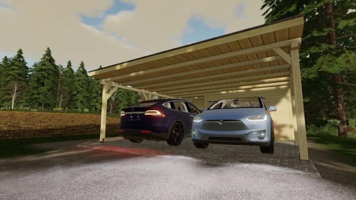 FS19 - Modern European Carports V1.0