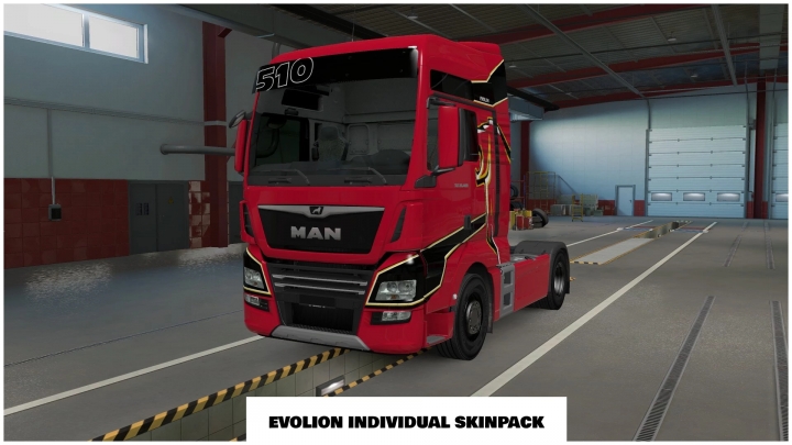 ETS2 - EvoLion Individual Skin Pack for MADster MAN V1.0 (1.41.x)