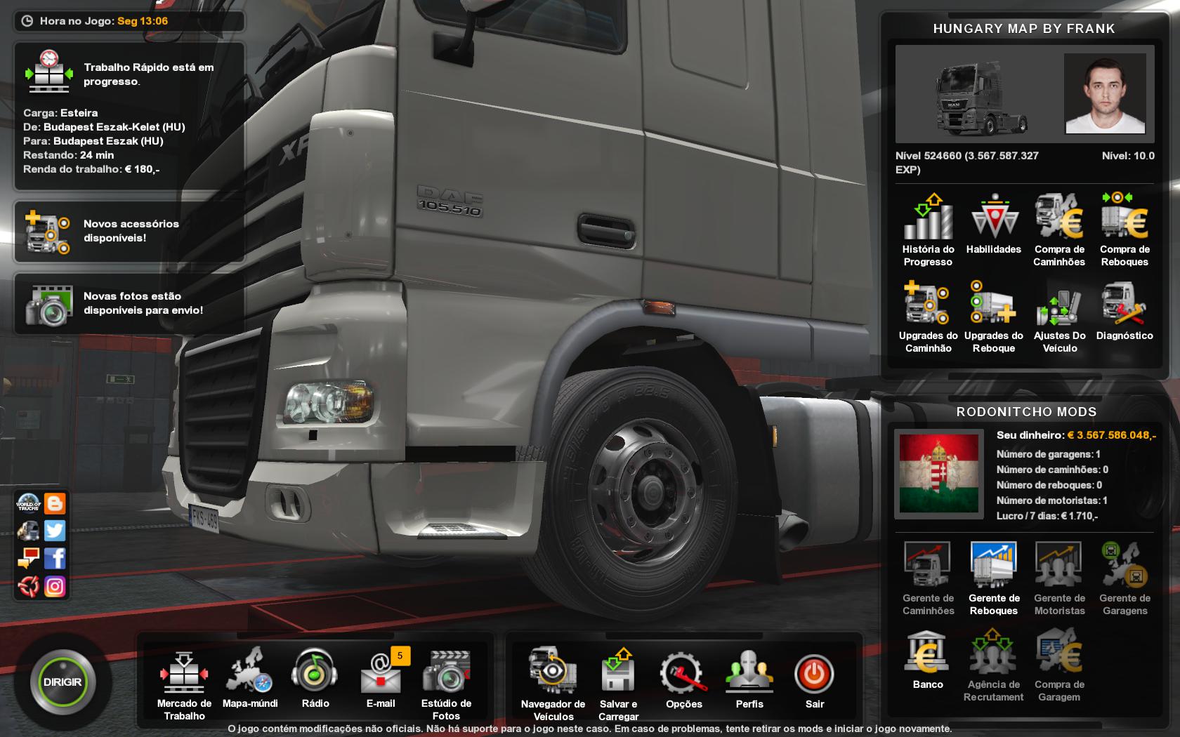 ETS2 - Hungary Map Profile Mod (1.35.X)