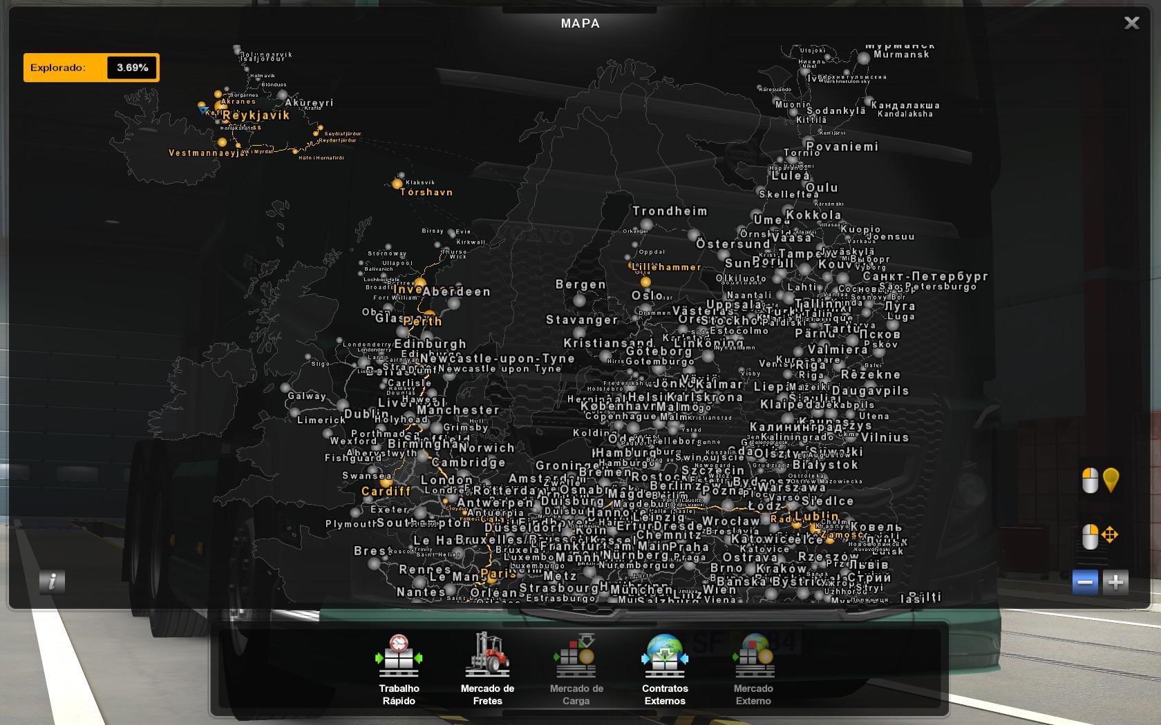 euro truck simulator 2 promods map