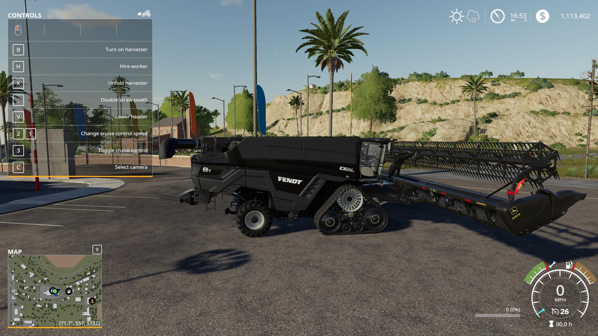 FS19 - 645FD Header Color Changeable V1.0