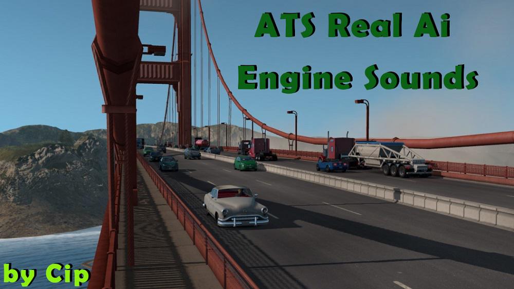 ATS - Pure Sounds! Real Ai Traffic Engine Sounds Mod (1.36.X)