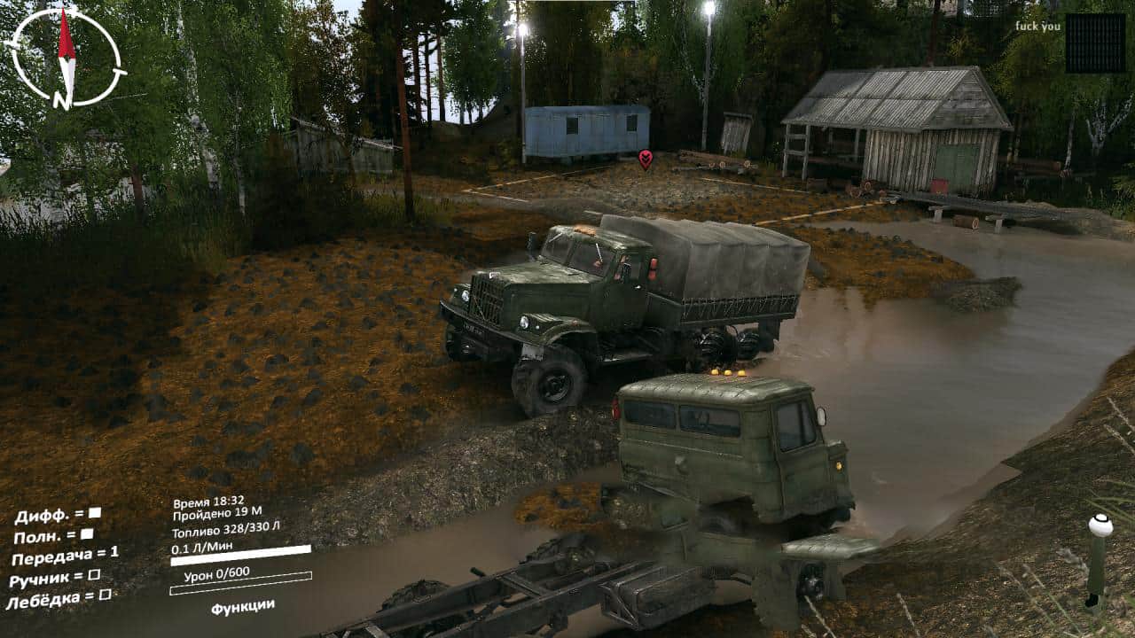Spintires - Fedorovka Map V1.0