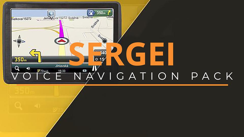 ETS2 - Siergiei Voice Navigation Pack V1 (1.37.x)