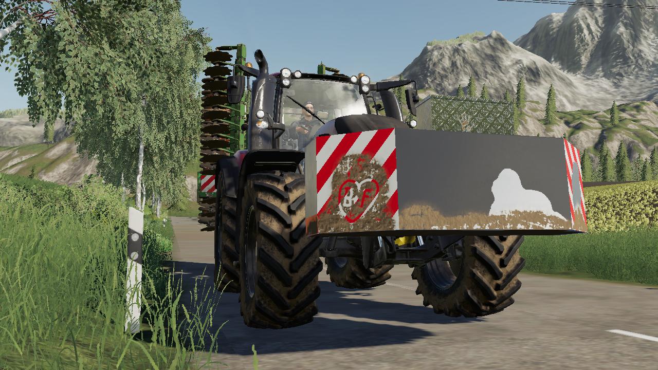 FS19 - Lizard Weight 2100kg V1.0