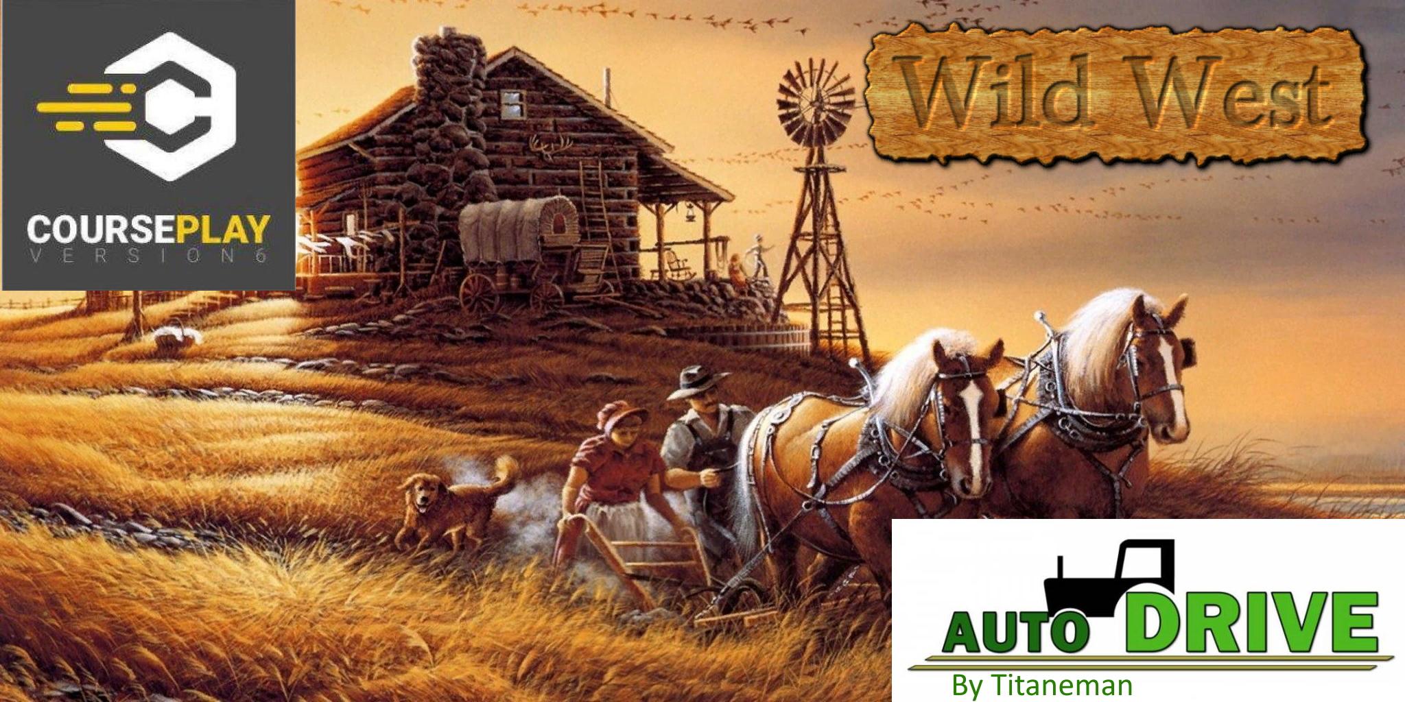 FS19 - Autodrive Network for Wild West V1.1