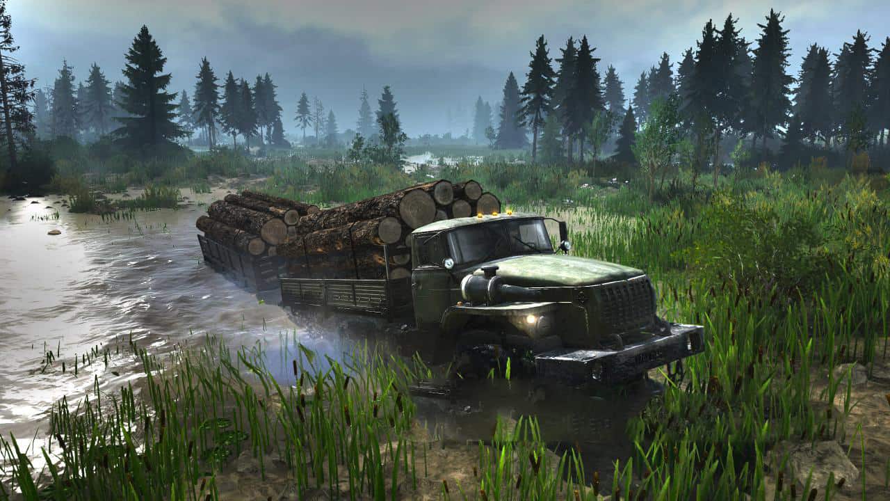 Spintires:Mudrunner - In Search of Amphibians Map V1.0