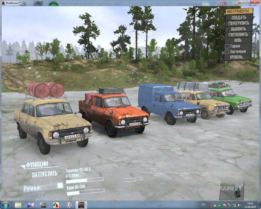 Spintires:Mudrunner - Moskvich-408-Izh-2115 Car V10.06.19