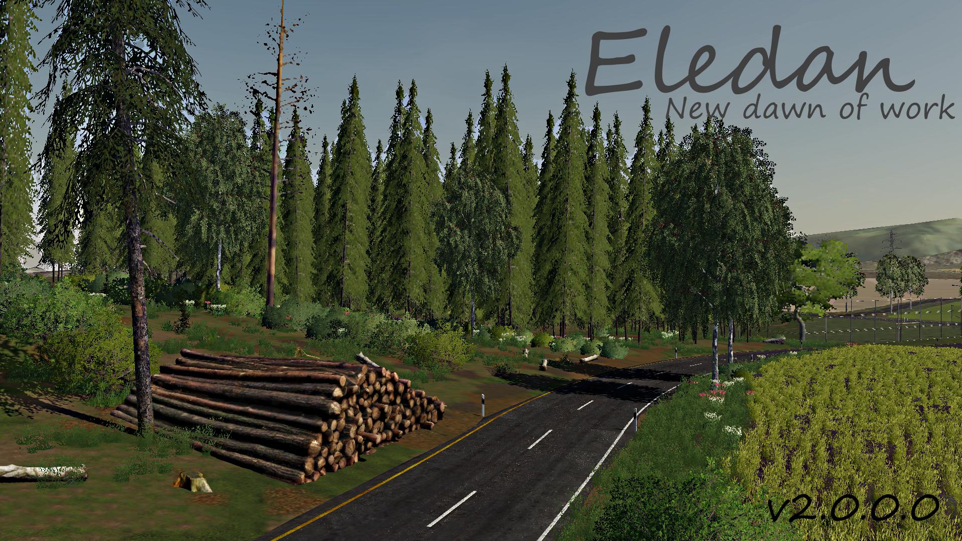 FS19 - Eledan New Dawn of Work Map V2.0
