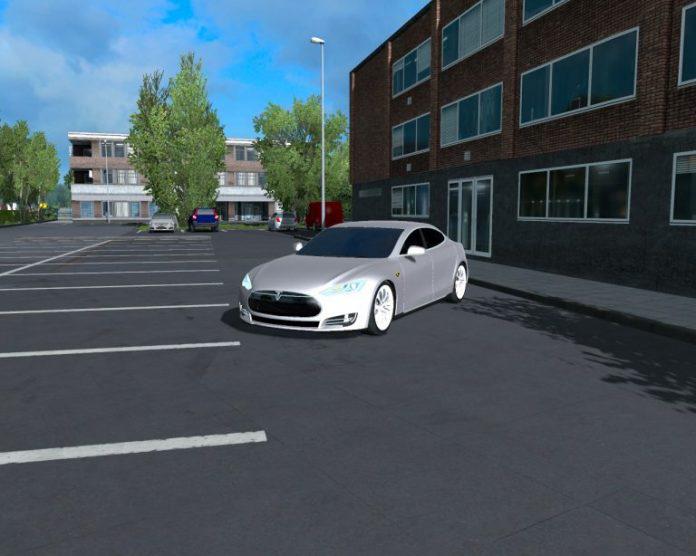 ETS2 - Tesla Model S Car Mod (1.35.x)
