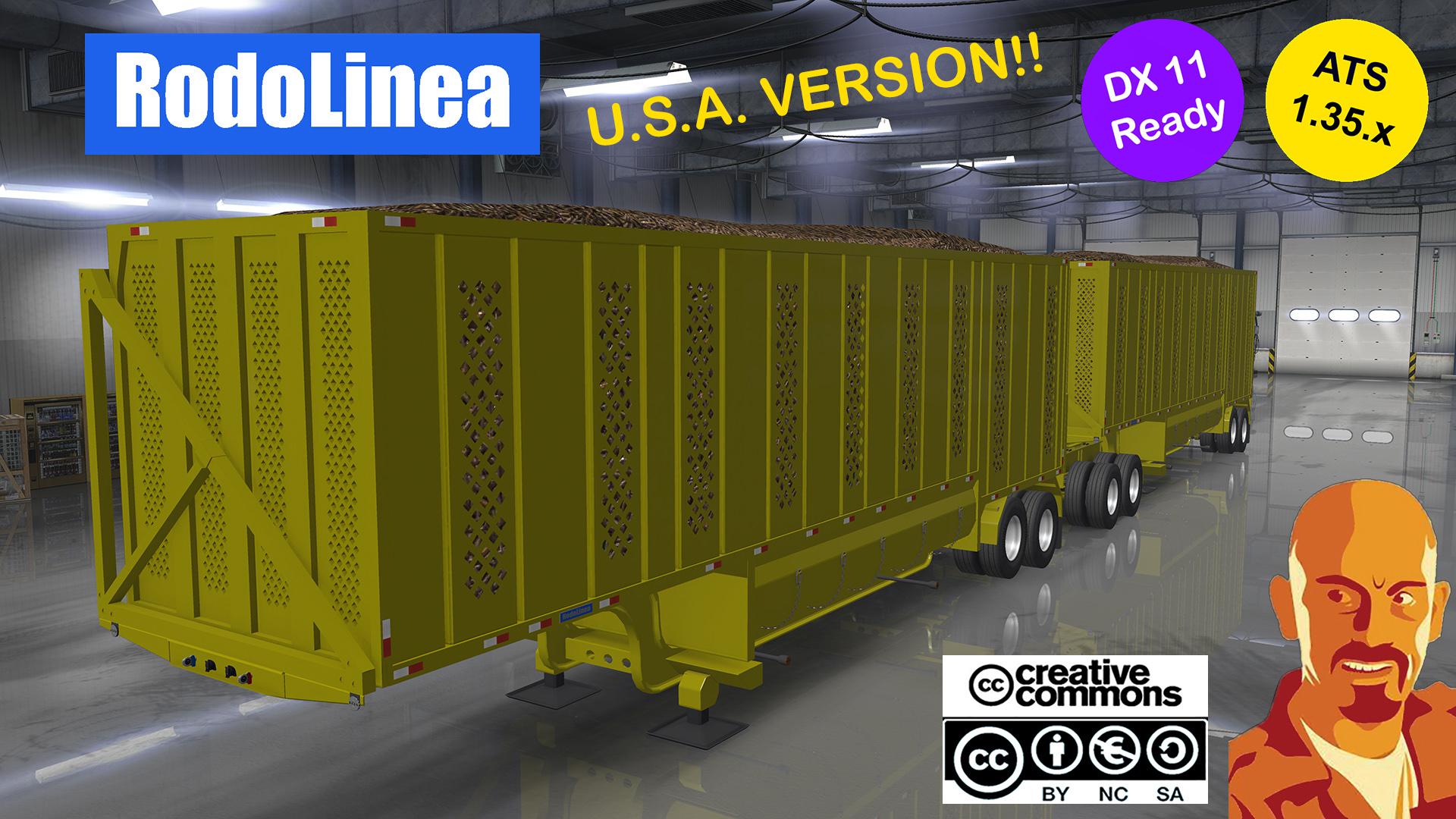 ATS - Rodolinea Sugar Cane Trailers (U.S.A Edition)