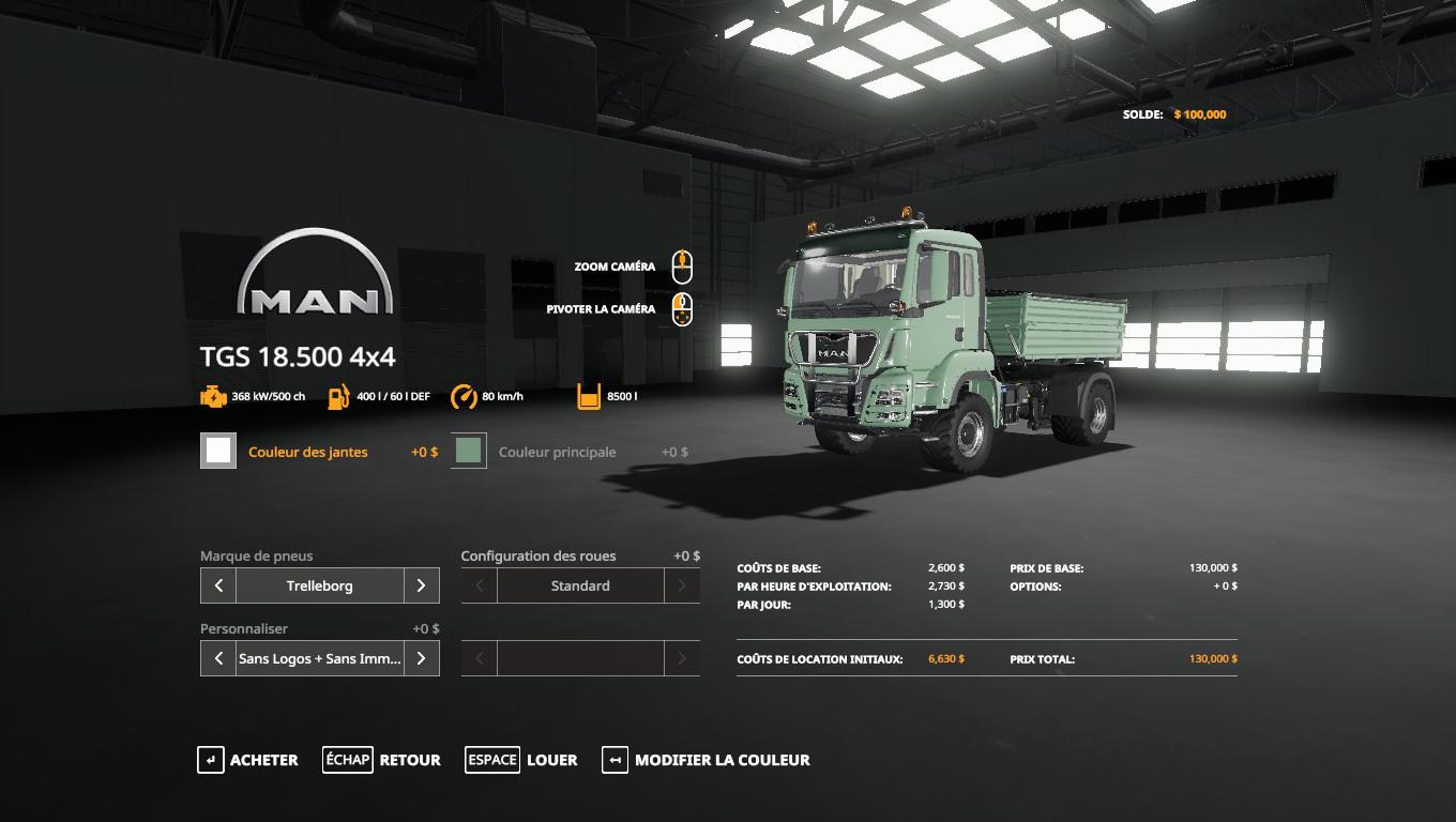 FS19 - Man Tgs 18500 Tipper V1.0