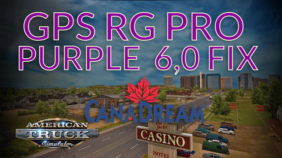 ATS - GPS RG Pro Purple Fix CanaDream V6.0 (1.39.x)