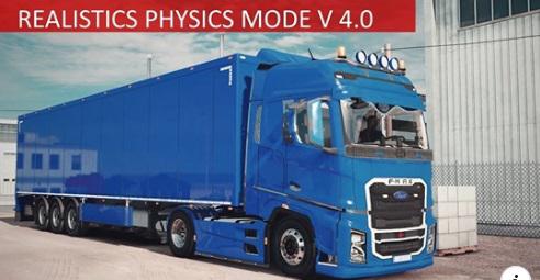ETS2 - Incredible Realistic Physics Mod V4.1 (1.36.x)
