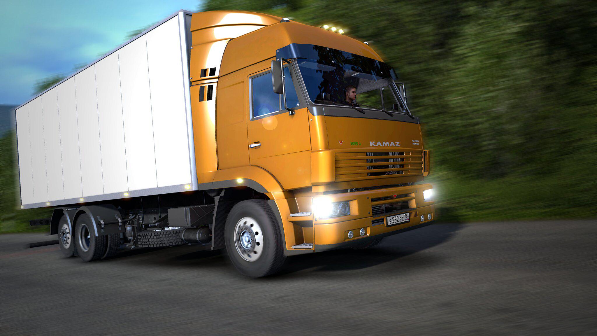ETS2 - Kamaz 5360 / 53602 / 5480 / 6460-73 Truck (1.36.x)