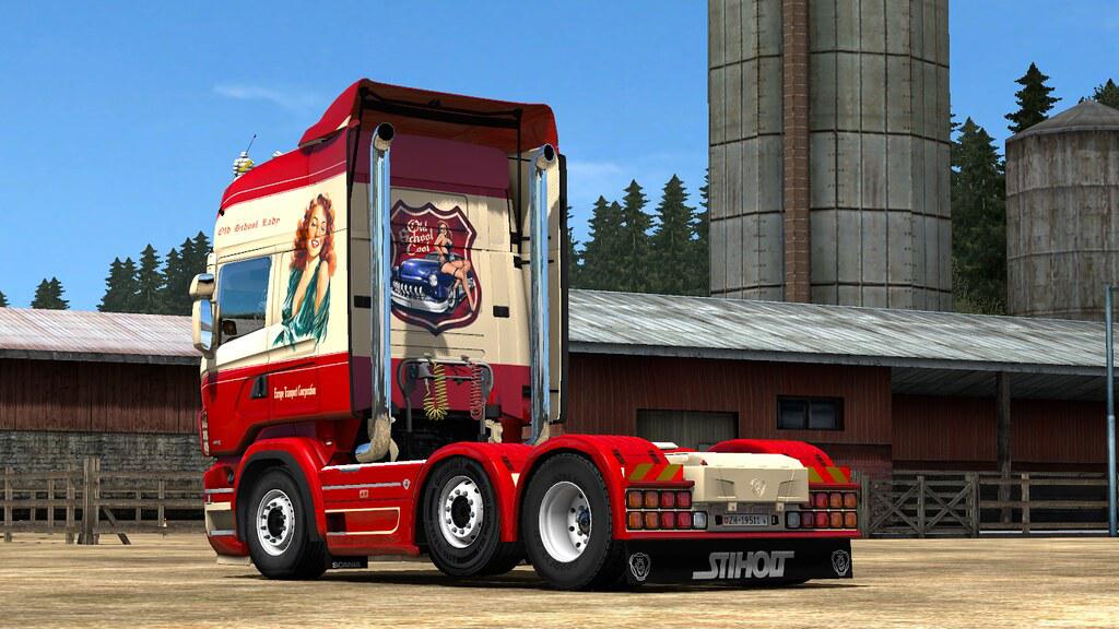 ETS2 - Loud Engine Sounds for Scania V8: R & Streamline (1.35.X)