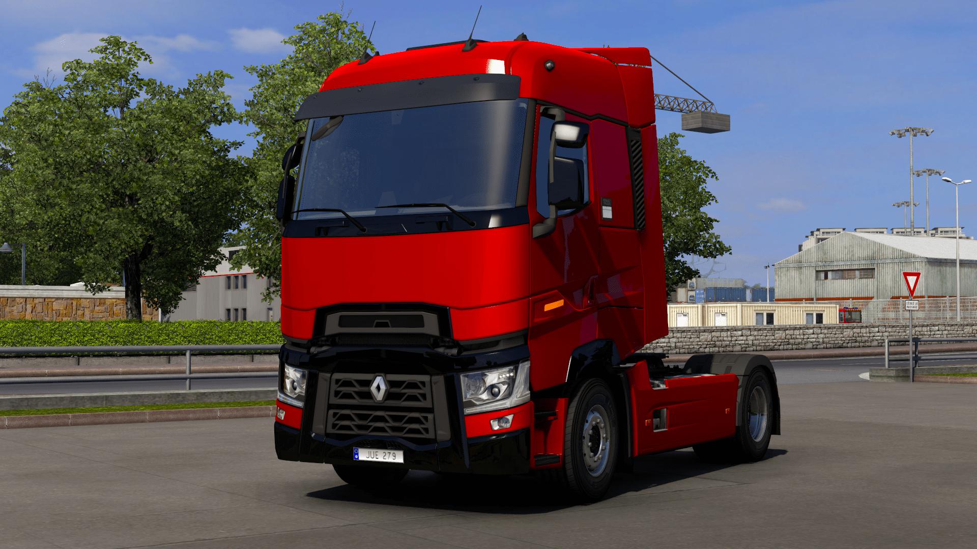 ETS2 - Renault T Piano Black Parts (1.39.x)