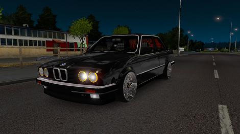 ETS2 - BMW 320i E30 Car Mod V3.0 (1.35.X)