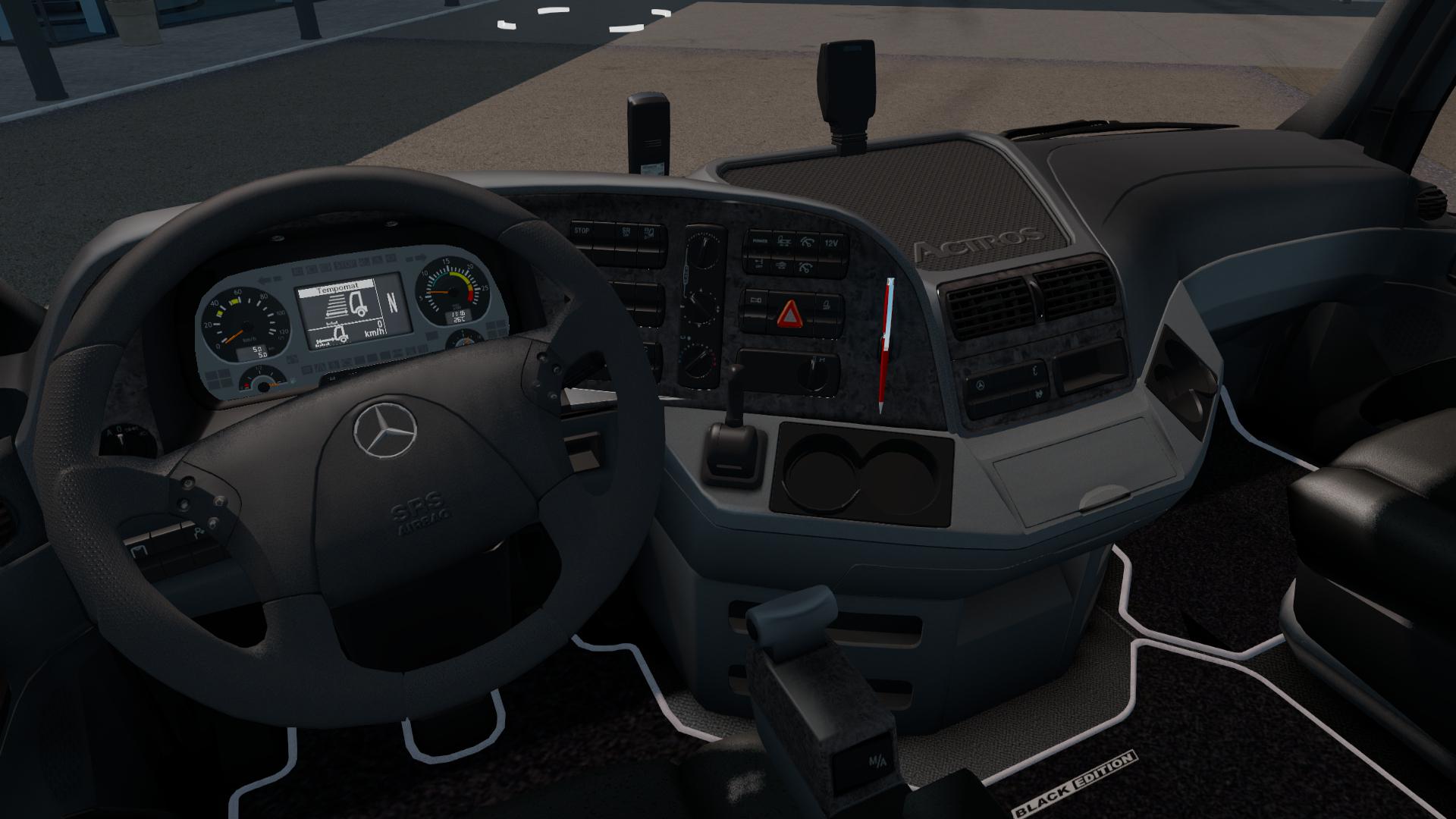 ETS2 - Mercedes-Benz Actros MP2 Black Edition By Dotec Fixed V1.1 (1.39 ...