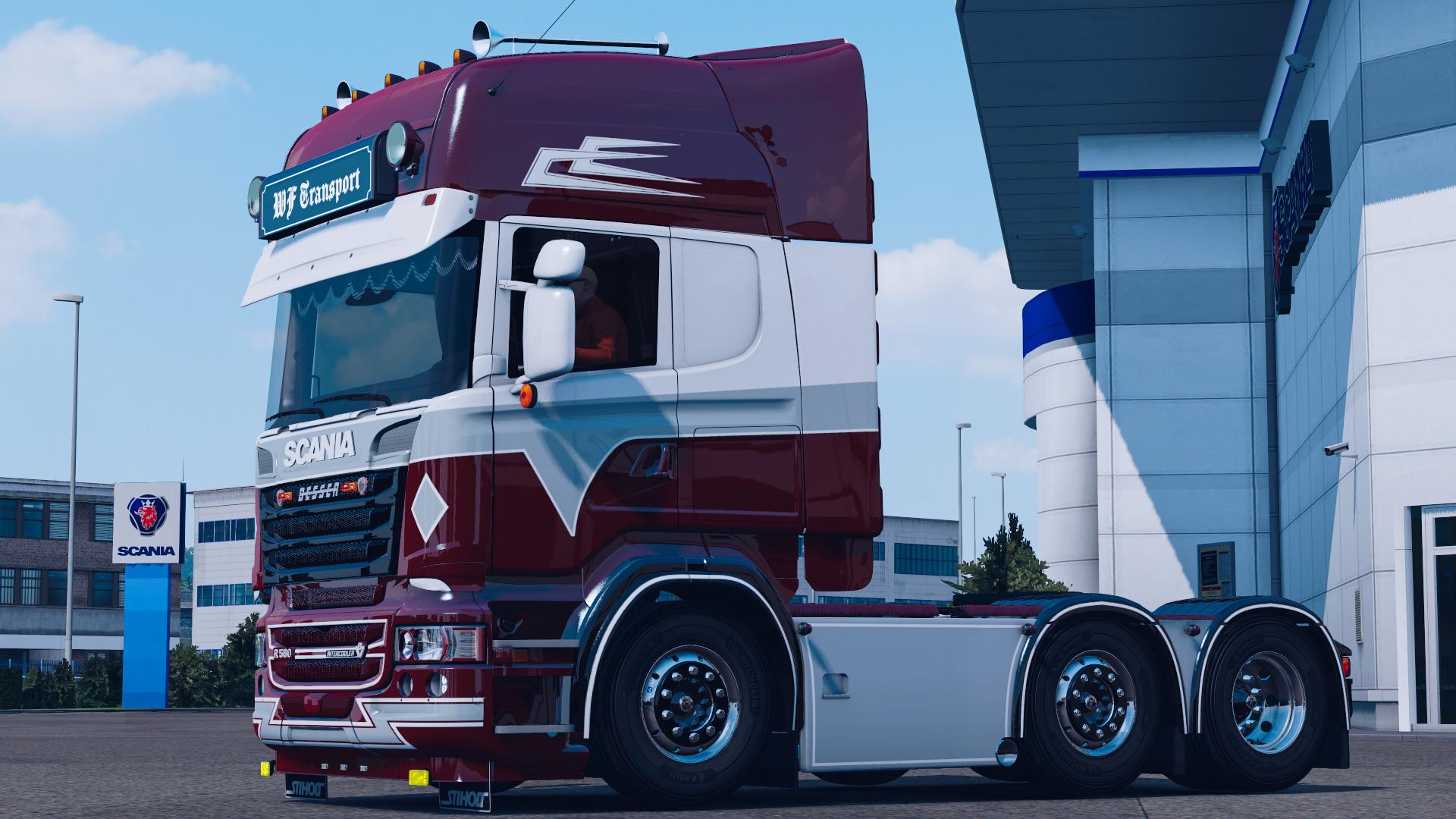 Ets Wf Fred Metallic Skin X Euro Truck Simulator Mods Club