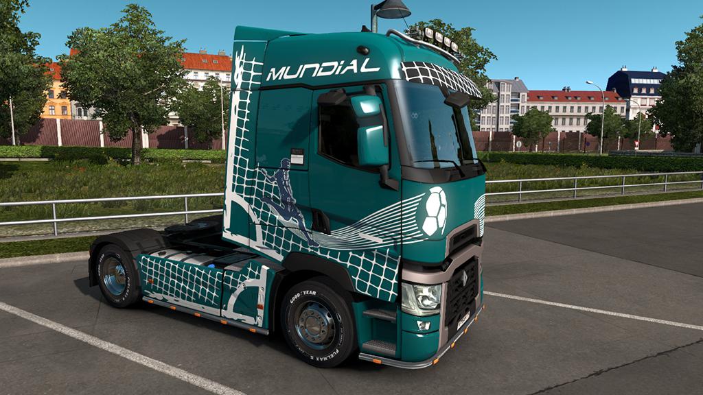 ETS2 - Mundial Edition Renault Range T Skin (1.35.X)