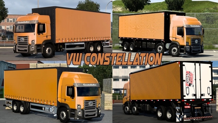 ETS2 - Volkswagen Constellation - Sider/Bau Camera Fria (1.40.x)