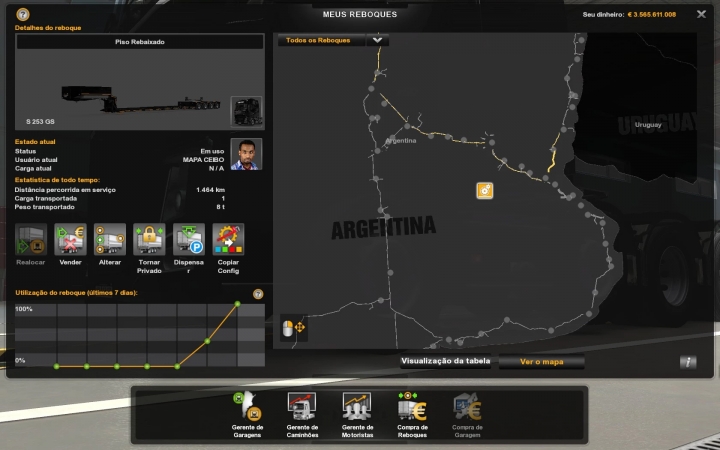 ETS2 - Ceibo 1.7 Map for Profile Mod (1.40.x)